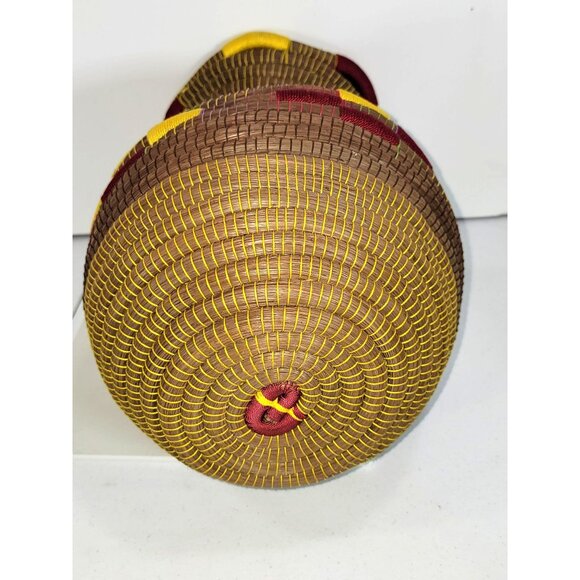 Dancing with Joy Creations Vase Basket Made with Pine Needles NEW NWT - Picture 4 of 5